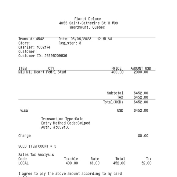 Miu Miu Red Pearl Embellished Heart Stud Earrings *AUTHENTIC* - Picture 3 of 3